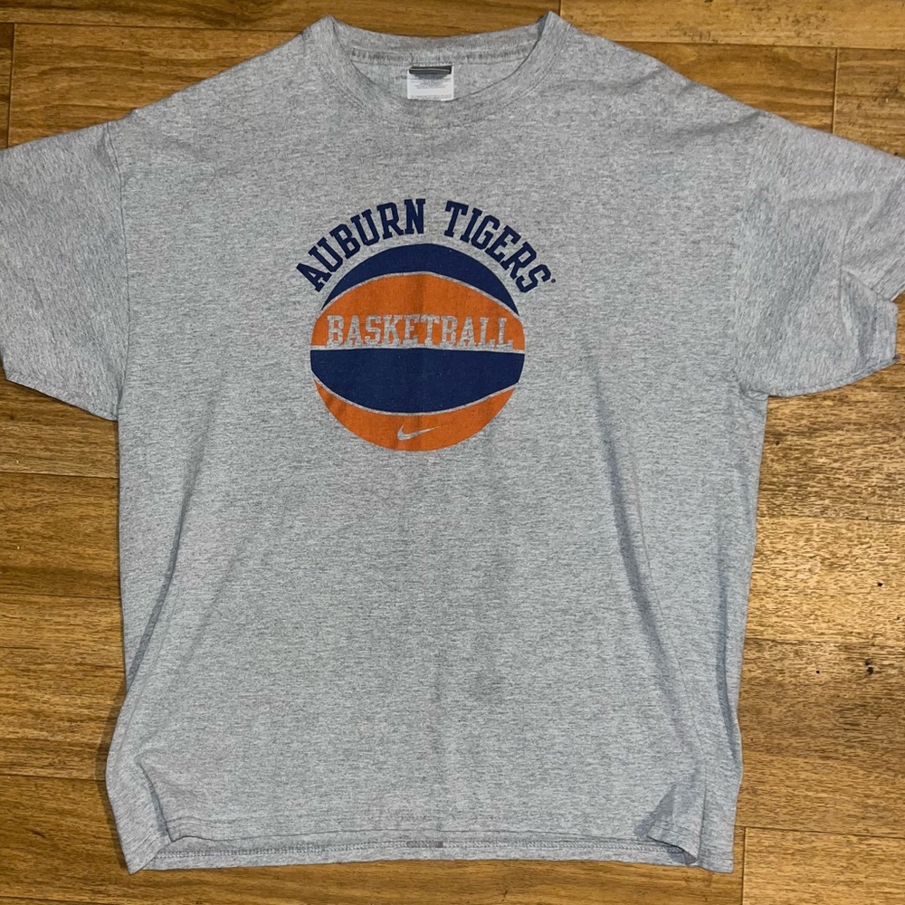 Vintage Nike Auburn Basketball Shirt Size Large